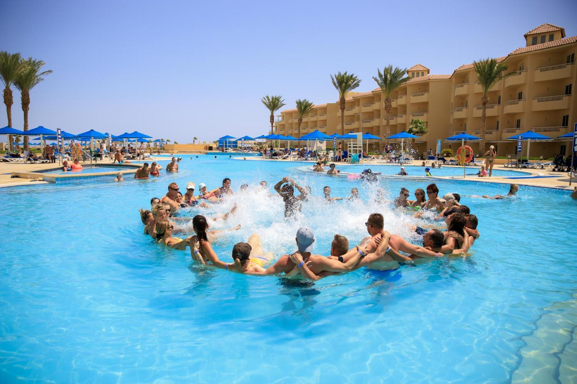 Amwaj Beach Club Abu Soma Hurghada Bagian luar foto